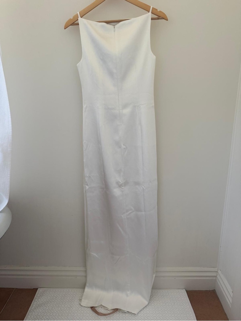 Meshki White Sleeveless Maxi Dress